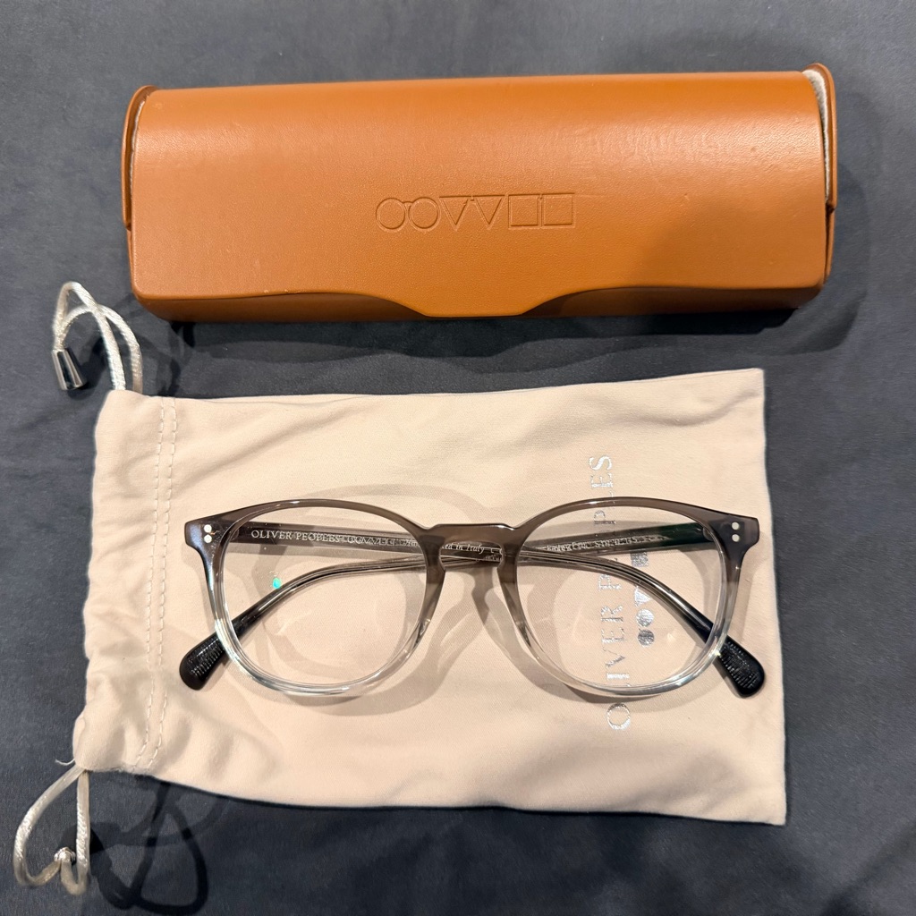 Oliver Peoples Finley - Clear Grey Glasses Frame